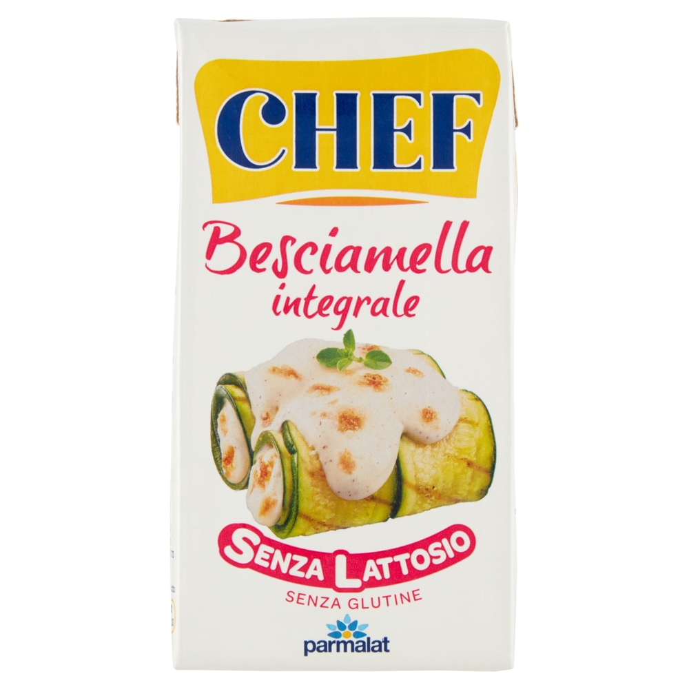 Besciamella Integrale Senza Lattosio e Senza Glutine, 500 ml